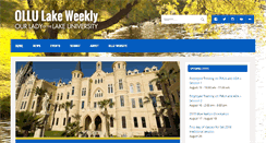 Desktop Screenshot of ollulakeweekly.com
