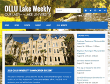 Tablet Screenshot of ollulakeweekly.com